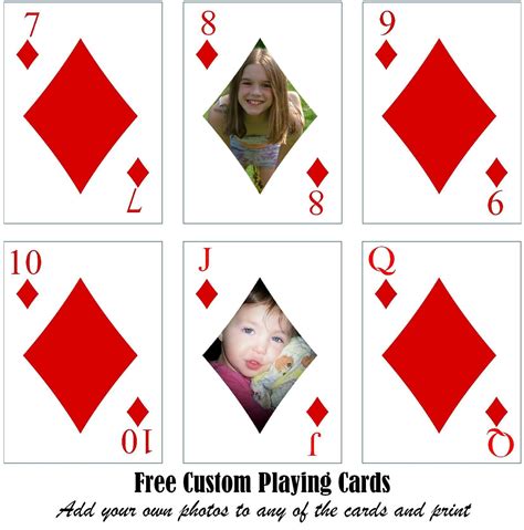 playing cards template free